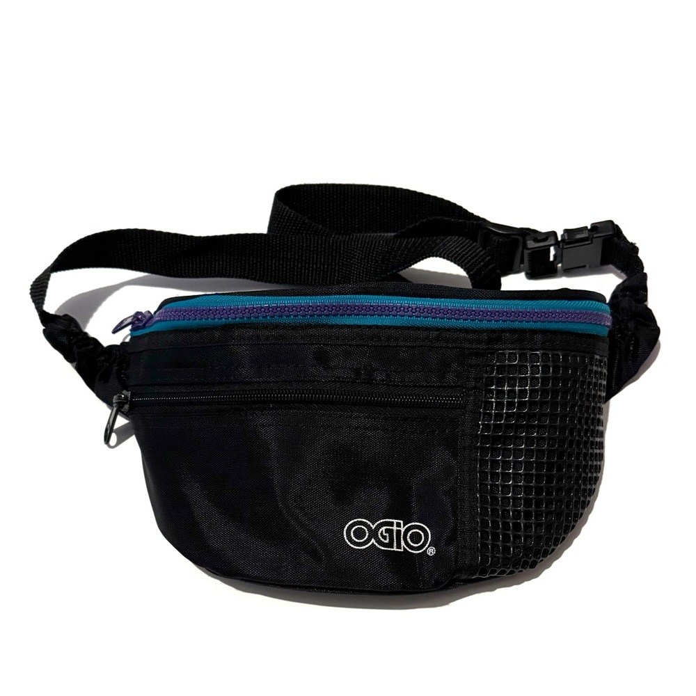 OGIO Vintage 80's/90's Fanny Pack Nylon Sport Active Adjustable Hiking Walking